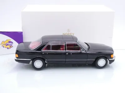 Preview: Norev 183788 # Mercedes-Benz 560 SEL (W126) Limousine Baujahr 1991 " schwarz " 1:18