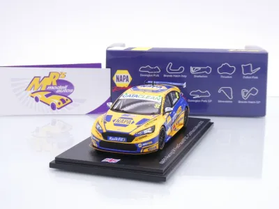 Spark UK029 # Ford Focus #32 Croft BTCC 2025 " NAPA Racing UK / Rowbottom " 1:43
