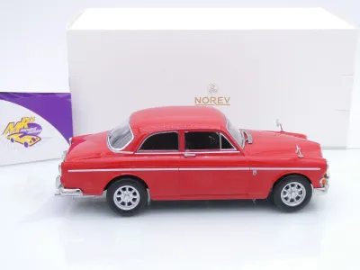 Preview: Norev 188741 # Volvo Amazon 123 GT 2-Türer Limousine Baujahr 1968 " rot " 1:18