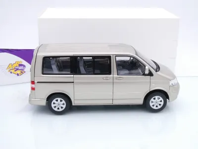 Preview: Norev 188602 # Volkswagen VW T5 Bus Multivan Baujahr 2003 " Wheatbeigemetallic " 1:18