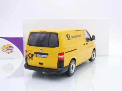 Preview: Norev 188617 # Volkswagen VW T5 Transporter Kasten 2003 gelb " Deutsche Post " 1:18