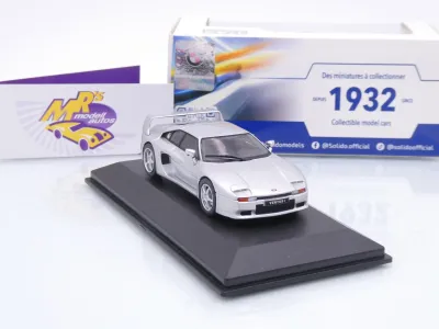 Preview: Solido S4313404 # Venturi 400 GT Bi Turbo V6 Baujahr 1994 " silbermetallic " 1:43