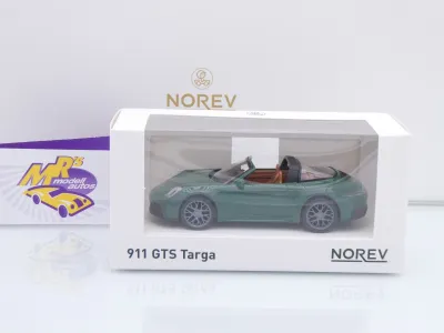 Preview: Norev 750074 # Porsche 911 (992) GTS Targa Baujahr 2023 " dunkelgrün " 1:43