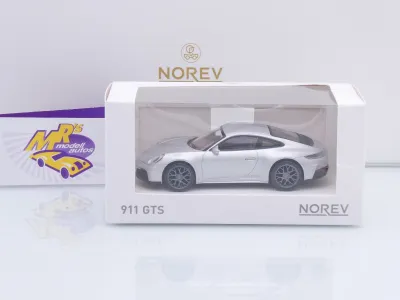 Preview: Norev 750065 # Porsche 911 (992) GTS Baujahr 2023 " GT-silbermetallic " 1:43