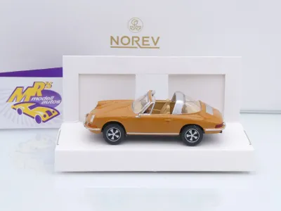 Preview: Norev 750080 # Porsche 911 (964) Targa Baujahr 1989 " orangebeige " 1:43