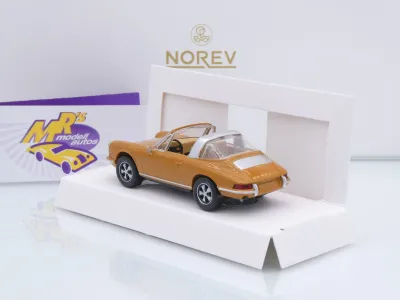 Preview: Norev 750080 # Porsche 911 (964) Targa Baujahr 1989 " orangebeige " 1:43