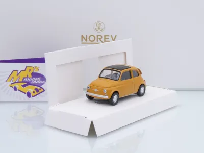 Norev 771204 # Fiat 500 F Baujahr 1965 " orangebeige " 1:43