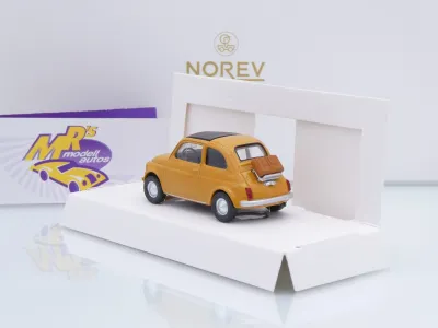 Preview: Norev 771204 # Fiat 500 F Baujahr 1965 " orangebeige " 1:43