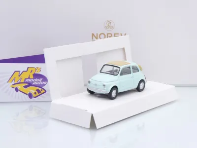 Norev 771206 # Fiat 500 F Baujahr 1965 " mintgrün " 1:43
