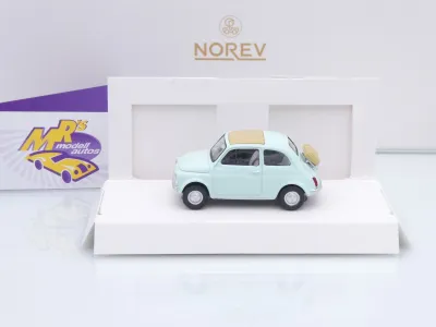 Preview: Norev 771206 # Fiat 500 F Baujahr 1965 " mintgrün " 1:43