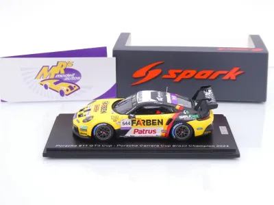 Preview: Spark S6299 # Porsche 911 GT3 Carrera Cup Brasilien Champion 2024 " Marcal Müller " 1:43