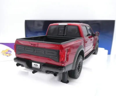 Preview: AUTOart 72948 # Ford F-150 RAPTOR Supercrew Pick-up Baujahr 2019 " dunkelrotmetallic ( Ruby Red Metallic ) " 1:18