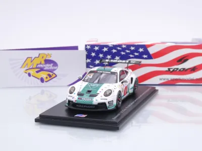Spark US417 # Porsche 911 GT3 #24 Carrera Cup USA Champion 2024 " Loek Hartog " 1:43