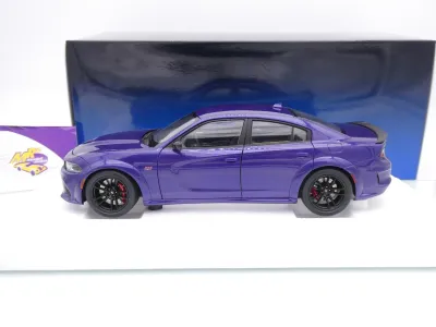 Preview: AUTOart 71757 # Dodge Charger SCAT Pack Widebody Baujahr 2020 " Lilametallic ( Plum Crazy / Purple ) " 1:18