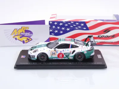 Preview: Spark US417 # Porsche 911 GT3 #24 Carrera Cup USA Champion 2024 " Loek Hartog " 1:43