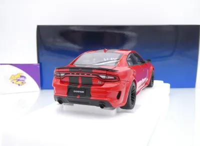 Preview: AUTOart 71759 # Dodge Charger SCAT Pack Widebody Baujahr 2020 " Tor Red / Carbon " 1:18