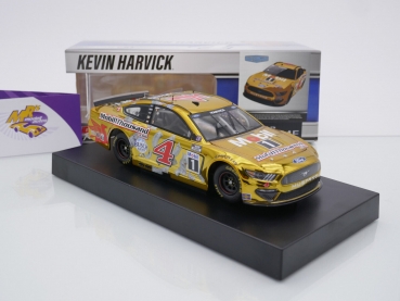 Preview: Lionel Racing CX42123MBTKHCL # Ford Mustang NASCAR 2021 " Kevin Harvick - Mobil 1 Thousand.com Gold " Color Chrome 1:24