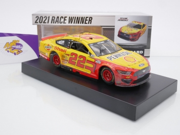 Preview: Lionel Racing W222123SHPJLE # Ford Mustang NASCAR 2021 " Joey Logano - Bristol Dirt Race Winner " 1:24
