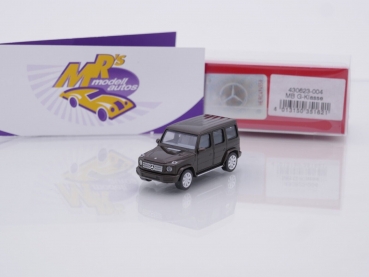 Herpa 430623-004 # Mercedes Benz G-Klasse Baujahr 2018 " mysticbraunmetallic " 1:87