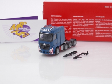 Herpa 304368-005 # Mercedes Benz Actros SLT Zugmaschine " ozeanblau " 1:87