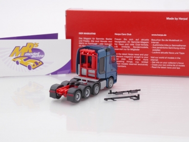 Preview: Herpa 304368-005 # Mercedes Benz Actros SLT Zugmaschine " ozeanblau " 1:87