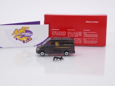 Preview: Herpa 097123 # MAN eTGE Kasten HD Kastenwagen " UPS Niederlande " 1:87