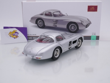 Preview: CMC M-076 # Mercedes Benz 300 SLR Uhlenhaut Coupe Baujahr 1955 " silbermetallic " 1:18