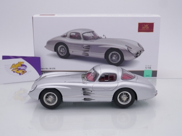 Preview: CMC M-076 # Mercedes Benz 300 SLR Uhlenhaut Coupe Baujahr 1955 " silbermetallic " 1:18