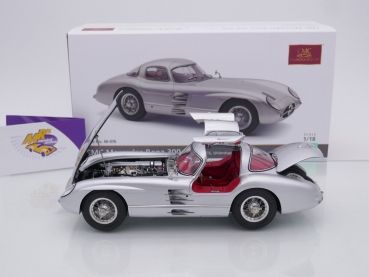 Preview: CMC M-076 # Mercedes Benz 300 SLR Uhlenhaut Coupe Baujahr 1955 " silbermetallic " 1:18
