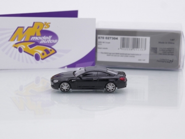 Preview: Minichamps 870027304 # BMW M6 Coupe Baujahr 2015 " schwarzmetallic-carbon " 1:87