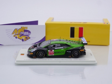 Preview: Spark SB303 # Lamborghini Huracan GT3 Nr.777 24h Spa 2017 " Team HB Racing " 1:43