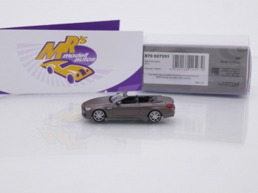 Preview: Minichamps 870027331 # BMW M6 Cabrio Baujahr 2015 " mattgraumetallic " 1:87