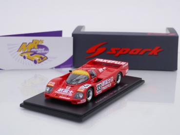 Spark S9880 # Porsche 962 C Nr.33 12th 24h Le Mans 1990 " Wayne Taylor - Hurley Haywood - Rickard Rydell " 1:43