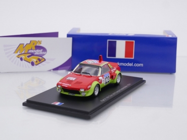 Spark SF264 # Fiat-Abarth X 1/9 Nr.123 Tour de France Automobile 1974 " Francesco Rossetti - Giorgio Pianta " 1:43