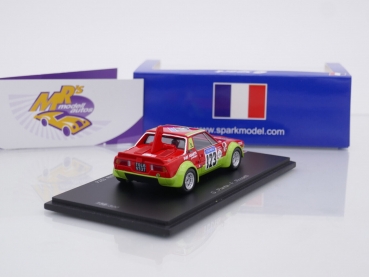 Preview: Spark SF264 # Fiat-Abarth X 1/9 Nr.123 Tour de France Automobile 1974 " Francesco Rossetti - Giorgio Pianta " 1:43