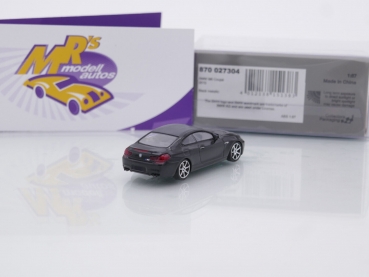 Preview: Minichamps 870027304 # BMW M6 Coupe Baujahr 2015 " schwarzmetallic-carbon " 1:87
