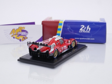 Preview: Spark S8613 # Glickenhaus 007 LMH Nr.708 4th 24h Le Mans 2022 " Pipo Derani " 1:43
