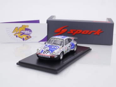Spark S9807 # Porsche 911 RS 3.0 11th 24h Le Mans 1975 " J and CO Jeans Racing " 1:43