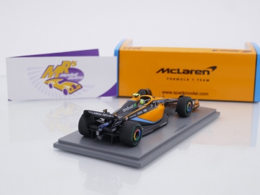 Preview: Spark S8540 # McLaren MCL36 Nr.4 F1 3rd Emilia Romagna GP 2022 " Lando Norris " 1:43