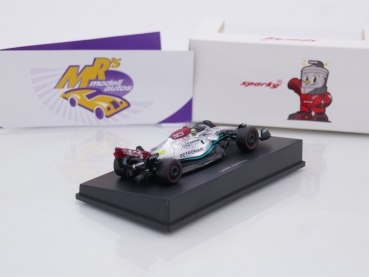 Preview: Sparky Y256 # Mercedes-AMG Petronas F1 W13 E Performance Nr.44 " Lewis Hamilton " 2022 1:64