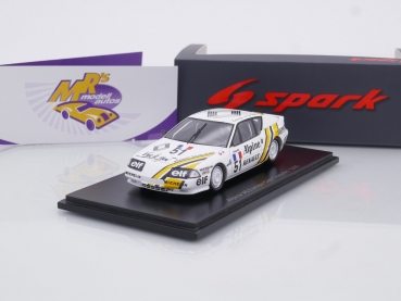 Spark S5473 # Renault Alpine V6 Europa Cup Le Castellet 1985 " Jean Ragnotti " 1:43