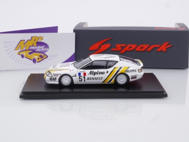 Preview: Spark S5473 # Renault Alpine V6 Europa Cup Le Castellet 1985 " Jean Ragnotti " 1:43