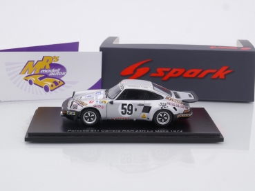Preview: Spark S7511 # Porsche 911 Carrera RSR 24h Le Mans 1974 " P. Mauroy " 1:43