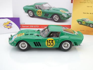 Preview: CMC M-250 # Ferrari 250 GTO Nr.153 Tour de France 1962 " David Piper - Dan Margulies " 1:18