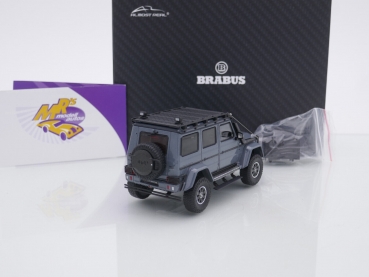 Preview: Almost Real 460304 # Mercedes-Benz 4x4² Brabus G550 Adventure Baujahr 2017 " Metallic Bluegrey / Carbon " 1:43