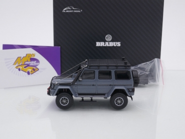 Preview: Almost Real 460304 # Mercedes-Benz 4x4² Brabus G550 Adventure Baujahr 2017 " Metallic Bluegrey / Carbon " 1:43