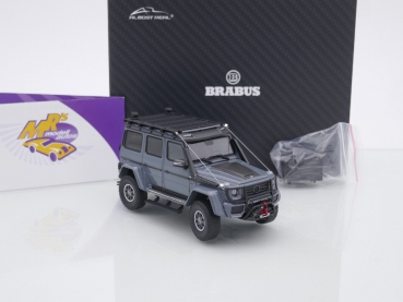 Preview: Almost Real 460304 # Mercedes-Benz 4x4² Brabus G550 Adventure Baujahr 2017 " Metallic Bluegrey / Carbon " 1:43