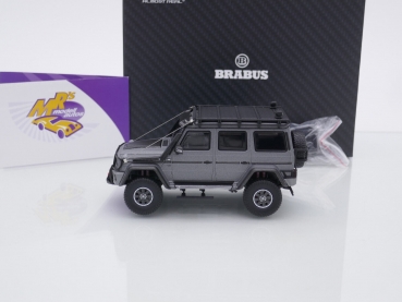 Preview: Almost Real 460308 # Mercedes-Benz 4x4² Brabus G550 Adventure Baujahr 2017 " Monza Grey Magno Metallic / Carbon " 1:43