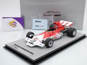 Tecnomodel TM18-285D # DRM P 160B F1 #28 Spanien GP 1972 " A. Soler-Roig " 1:18