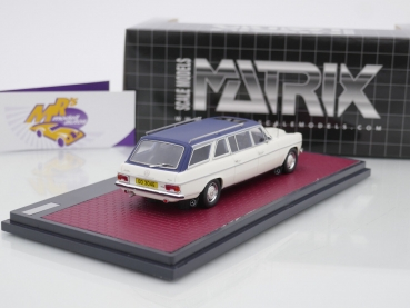 Preview: Matrix MX51302-211 # Mercedes-Benz W114 Crayford Estate Baujahr 1971 " weiß " 1:43